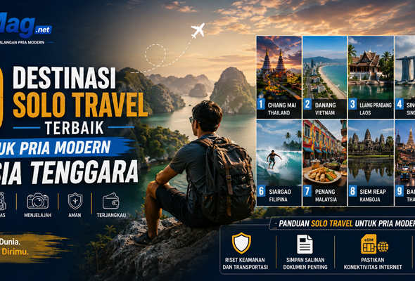 10 Destinasi Solo Travel Terbaik untuk Pria Modern di Asia Tenggara