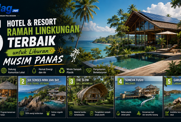 5 Hotel dan Resort Ramah Lingkungan Terbaik untuk Liburan Musim Panas
