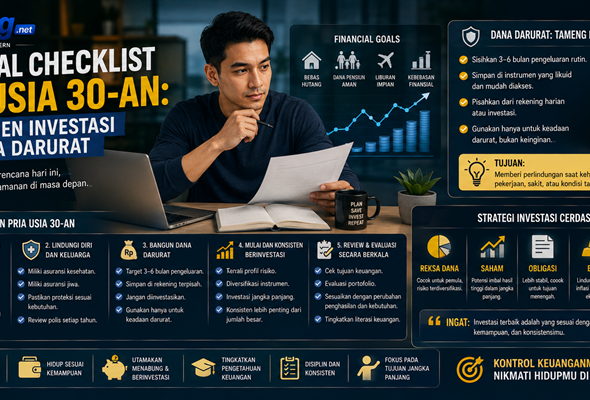 Financial Checklist Pria Usia 30-an Manajemen Investasi dan Dana Darurat