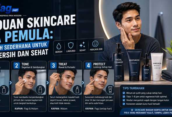 Panduan Skincare Pria Pemula 4 Langkah Sederhana untuk Kulit Bersih dan Sehat