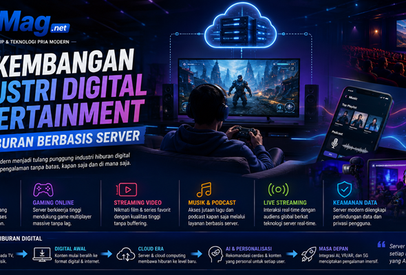 Perkembangan Industri Digital Entertainment dan Hiburan Berbasis Server