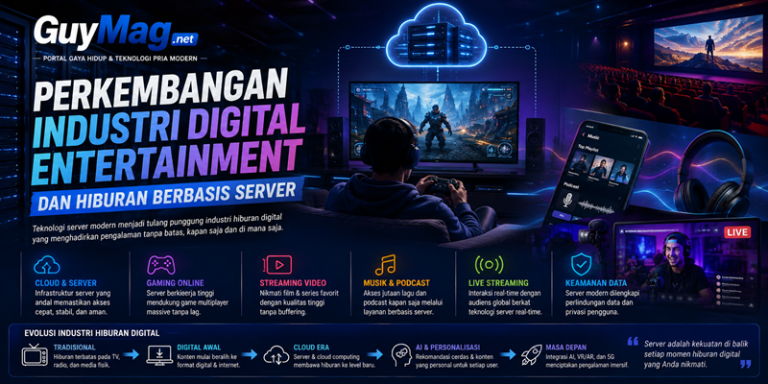 Perkembangan Industri Digital Entertainment dan Hiburan Berbasis Server