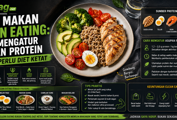 Pola Makan Clean Eating Cara Mengatur Asupan Protein Tanpa Perlu Diet Ketat