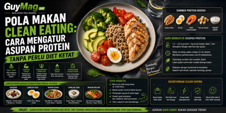 Pola Makan Clean Eating Cara Mengatur Asupan Protein Tanpa Perlu Diet Ketat