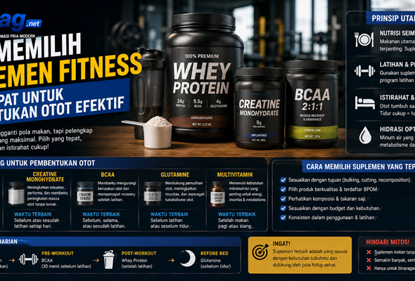 Trik Memilih Suplemen Fitness yang Tepat untuk Pembentukan Otot Efektif