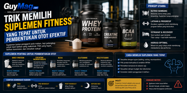 Trik Memilih Suplemen Fitness yang Tepat untuk Pembentukan Otot Efektif