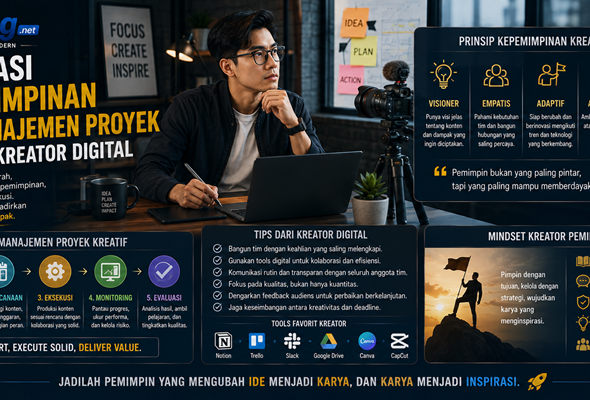 Inspirasi Kepemimpinan dan Manajemen Proyek Menurut Kreator Digital