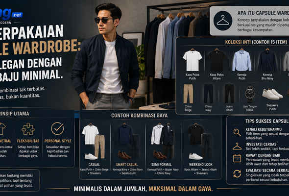 Seni Berpakaian Capsule Wardrobe Tampil Elegan dengan Jumlah Baju Minimal