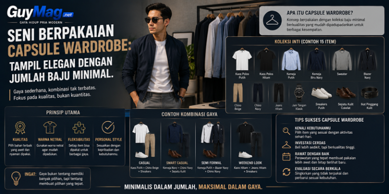 Seni Berpakaian Capsule Wardrobe Tampil Elegan dengan Jumlah Baju Minimal