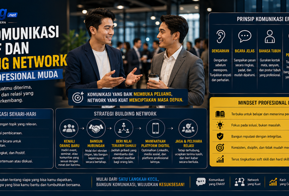 Tips Komunikasi Efektif dan Building Network untuk Profesional Muda