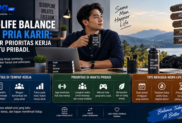 Work-Life Balance untuk Pria Karir Mengatur Prioritas Kerja dan Waktu Pribadi